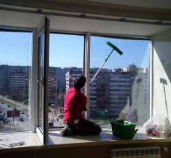 Мытье окон в однокомнатной квартире Тверь